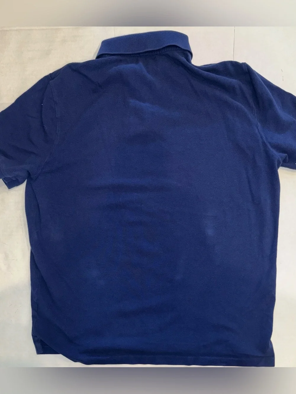 Polo by Ralph Lauren Navy Short-Sleeve Polo with Yellow Pony